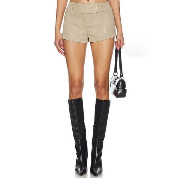 NWT NBD Reade Micro Short in Khaki Green - Picture 2 of 6